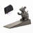 Ecorative Cute Animal Statue Stainless Steel Wedge Floor Stop