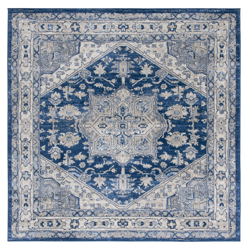Brentwood Performance Oriental Rug, Square 6'7"