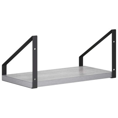 4 -Piece Steel Floating Shelf