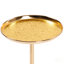 2P, table d'appoint réglable, petite table à thé Martini, doré, table de bout décorative en marbre naturel pour présentation et rangement