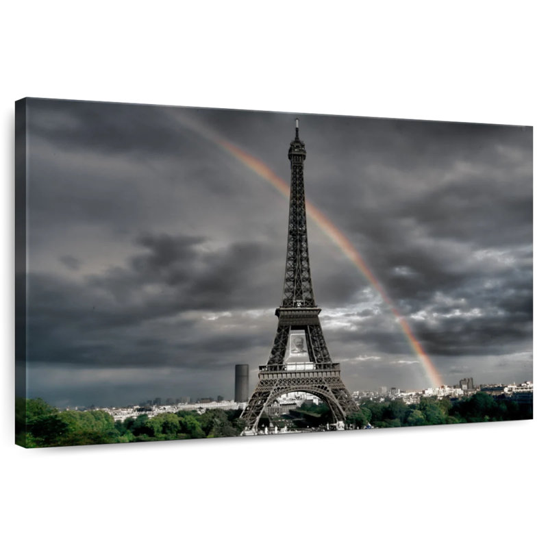 Kavia Rainbow Over Eiffel Tower, 30" H x 45" W