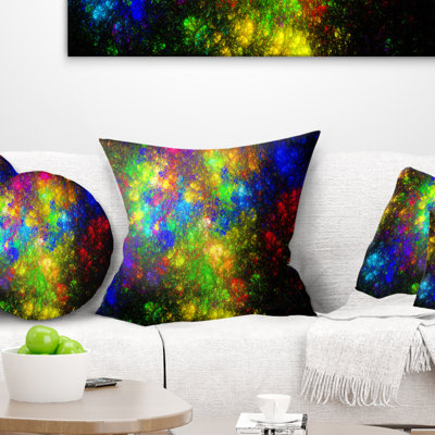 Distant Galaxies - Coussin imprimé abstrait