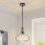 Luminaire suspendu en dôme à 1 lumière à intensité variable 1 lumière l 11,81 po-1679089663