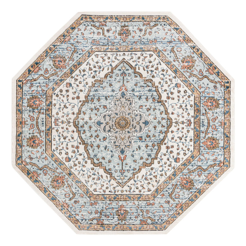 Fritch Abstract Rug, Octagon 7' x 7'