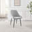 Ophelia Luxury Fabric Upholstered Dining Chair with Metal Legs-710157956