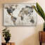 Carte antique encadrée sur toile-94363630-94363636