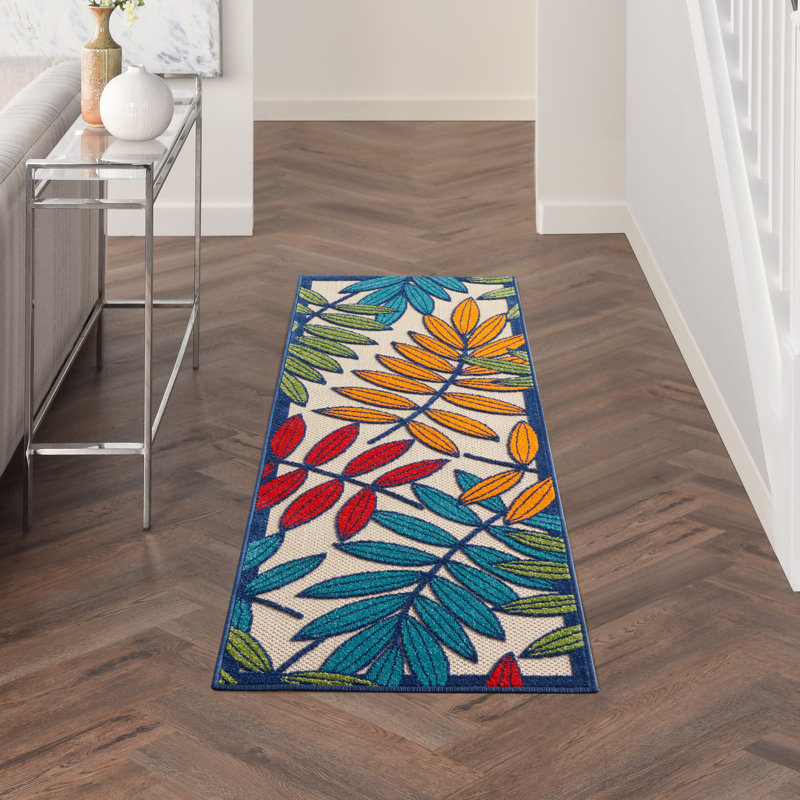 Adiya Floral Indoor Rug, Runner 2' x 6'
