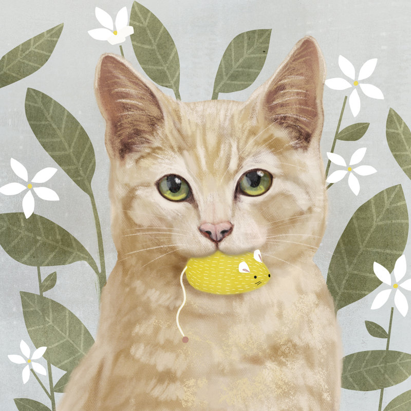 Pet Life II by Victoria Borges - Wrapped Canvas Painting, 91cm H x 91cm W