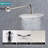 Deluxe Wall-Mounted Dual Shower Head Set with Pressure Balancing Valve