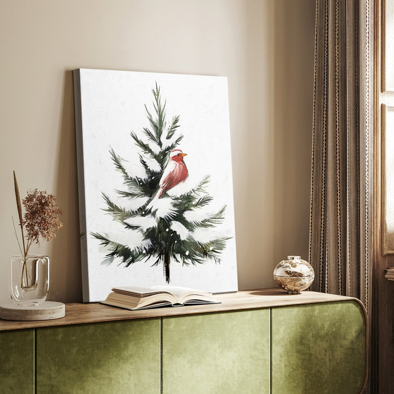 Art de Noël des Fêtes de Noël - galerie sur mesure Cavas, H 18 po x l 12 po