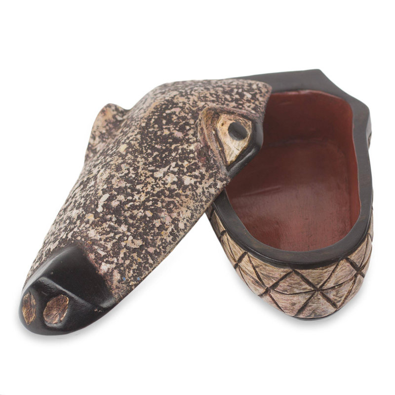 Boîte en bois Crocodile Jewels