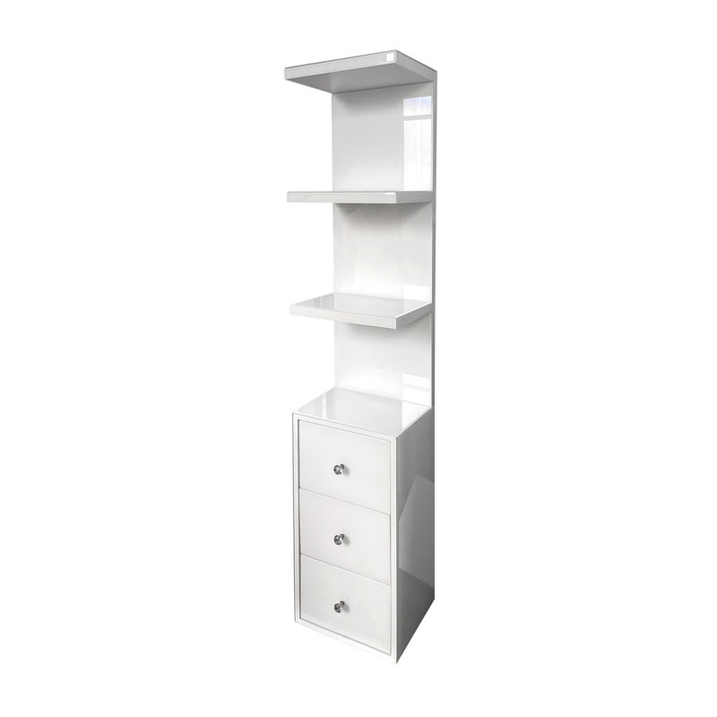 Étagère à miroir avec armoire