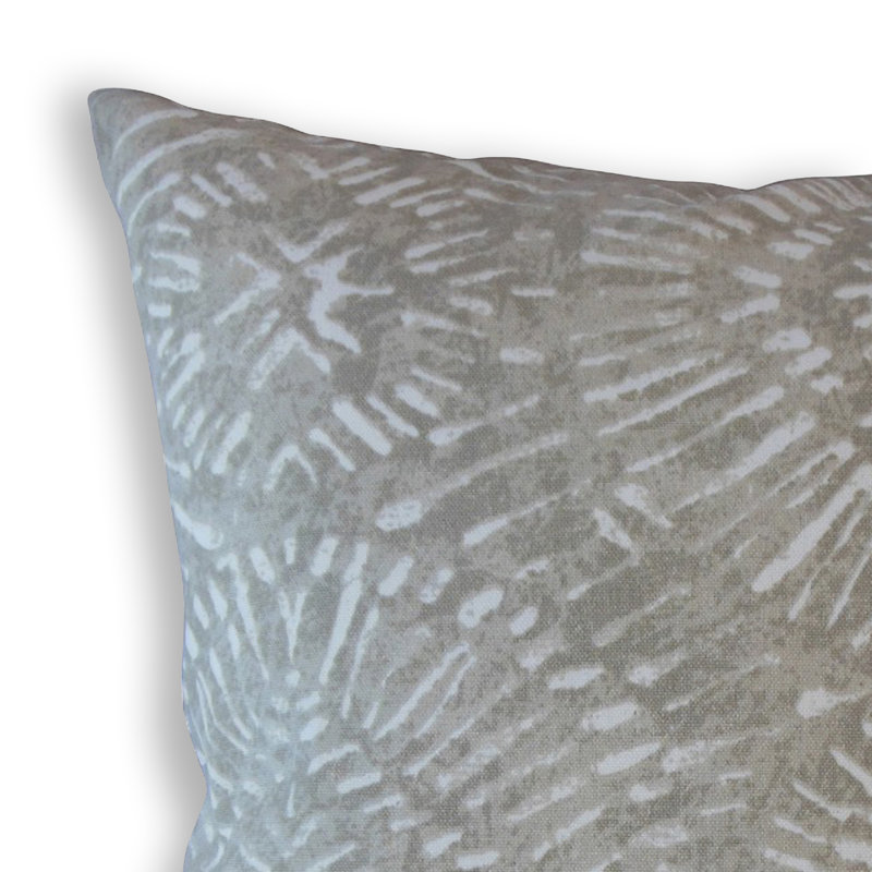 Oreiller Umed Ikat, 18 po x 18 po, Coussin décoratif, Vert