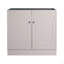 Meuble-lavabo autoportant 36 po et 2 portes d'armoire à fermeture en douceur (emballage KD) - sans le lavabo-125515401