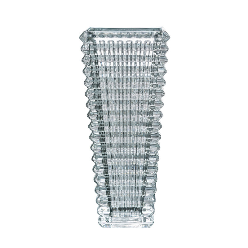 Vase - Set of 3 - 5.5" x 4" x 9" - Clear