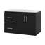 Ensemble de meuble-lavabo mural 36 po avec lavabo 36 po, armoire de rangement flottante moderne avec 2 tiroirs-860223795