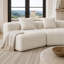 Upholstered 151 " Chenille Curved Sectional-133933898