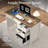 Computer Desk with Built-In Electrical Outlet-777713985