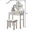 Ensemble coiffeuse et tabouret de maquillage Moniys-1725611155