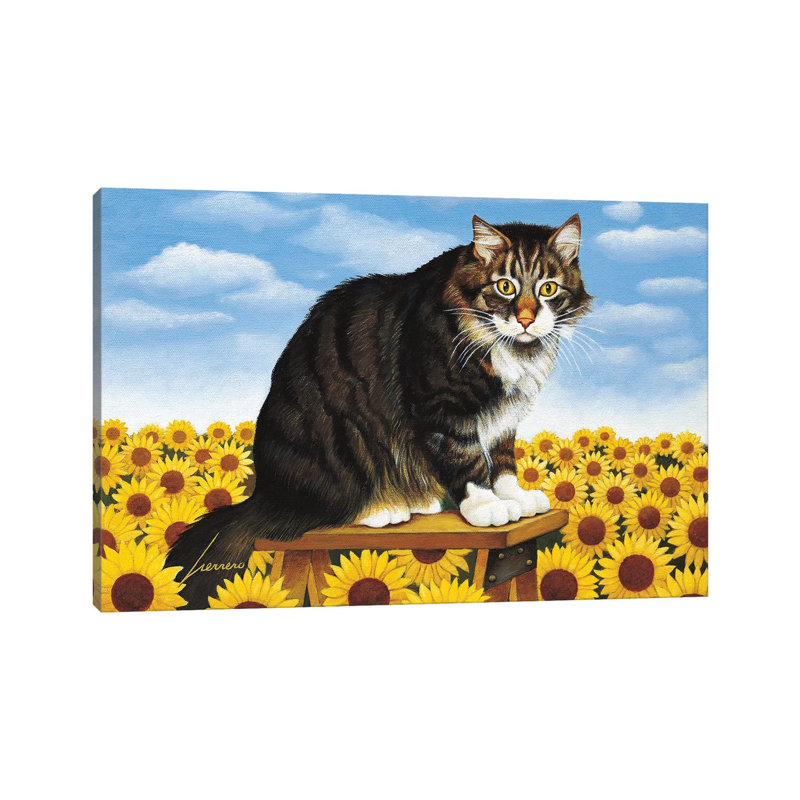 Rocky Selland Sunflowers 1 Piece Wrapped Canvas Painting, 20.32 cm H x 30.48 cm W