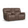 Wallker 72'' Leather Reclining Loveseat with Console