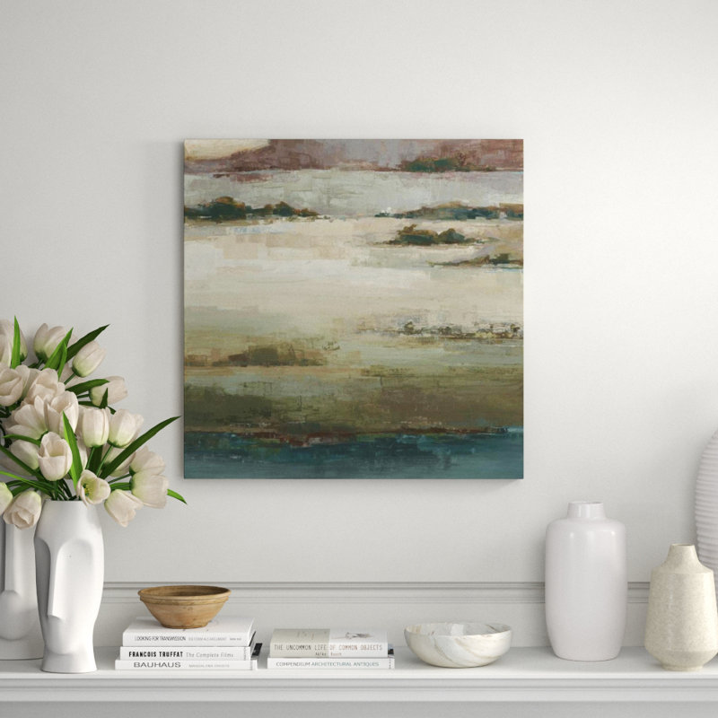 Australian Plain Print by Sara Brown, Knife Gel, 54" H x 54" W