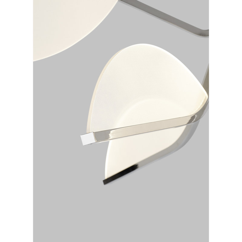 Belterra 6 - Light LED Semi Flush Mount, Polished Nickel
