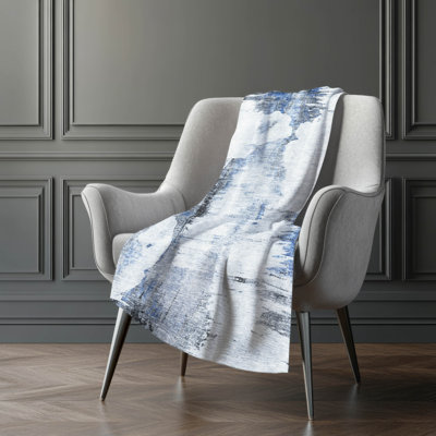 Addison Machine Washable Sherpa ASB710 Modern Throw Blanket