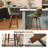 26'' Counter Modern Upholstered 360° Swivel Bar Stools With Curved Backrest & Solid Wood Frame -Linen (Set Of 2)-596337051
