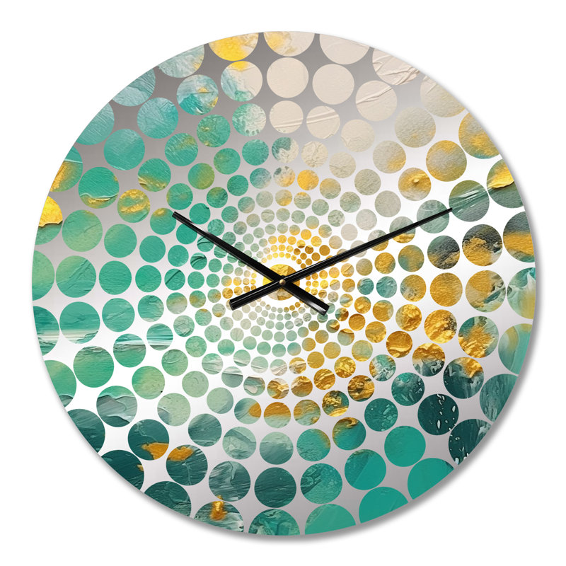 Frithlef - Horloge murale peinture abstraite, Petit