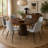 Upholstered Dining Chair with Carbon Steel Legs (Set of 6)-124568715-124568716
