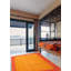 Tapisserie Kashkuli Kilim brun 6 pi 2 po x 7 pi 5 po