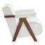 Chaise en velours, design moderne Mid-Century, structure en bois massif, coussin de siège épais, base, po