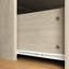 Armoire de rangement polyvalente avec 4 portes en verre trempé
