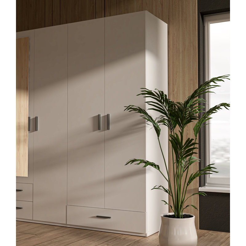 Tariah 2 Door Manufactured Wood Wardrobe