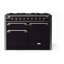 AGA Elise 48"W. 6 Cu.Ft. Freestanding Duel Fuel Convection Range with Brushed Nickel Trim-1119707117