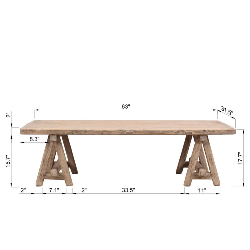 Solid Wood Coffee Table