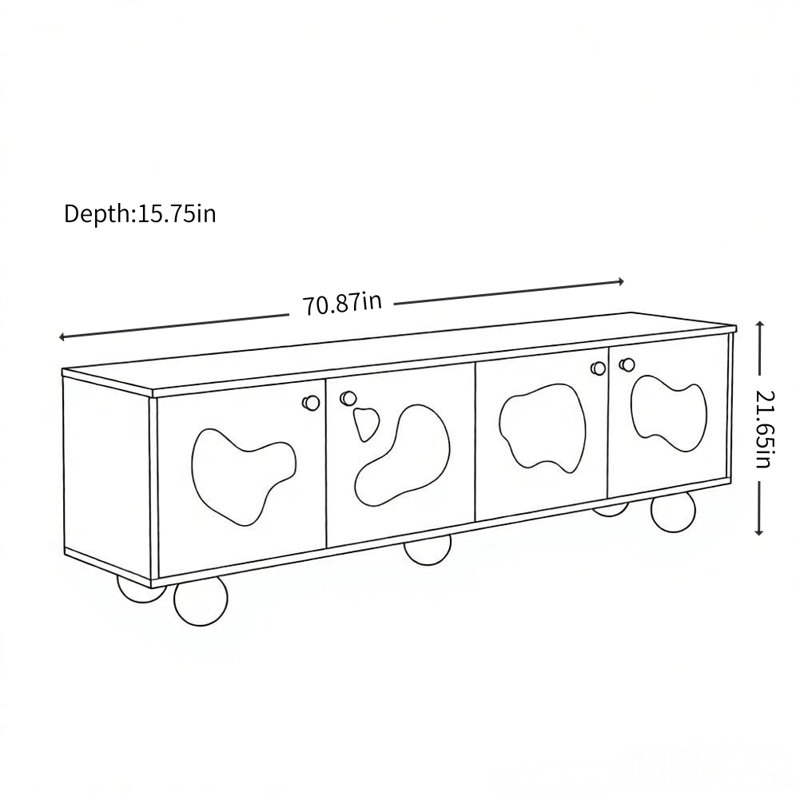 Meuble télé simple et tendance Desige