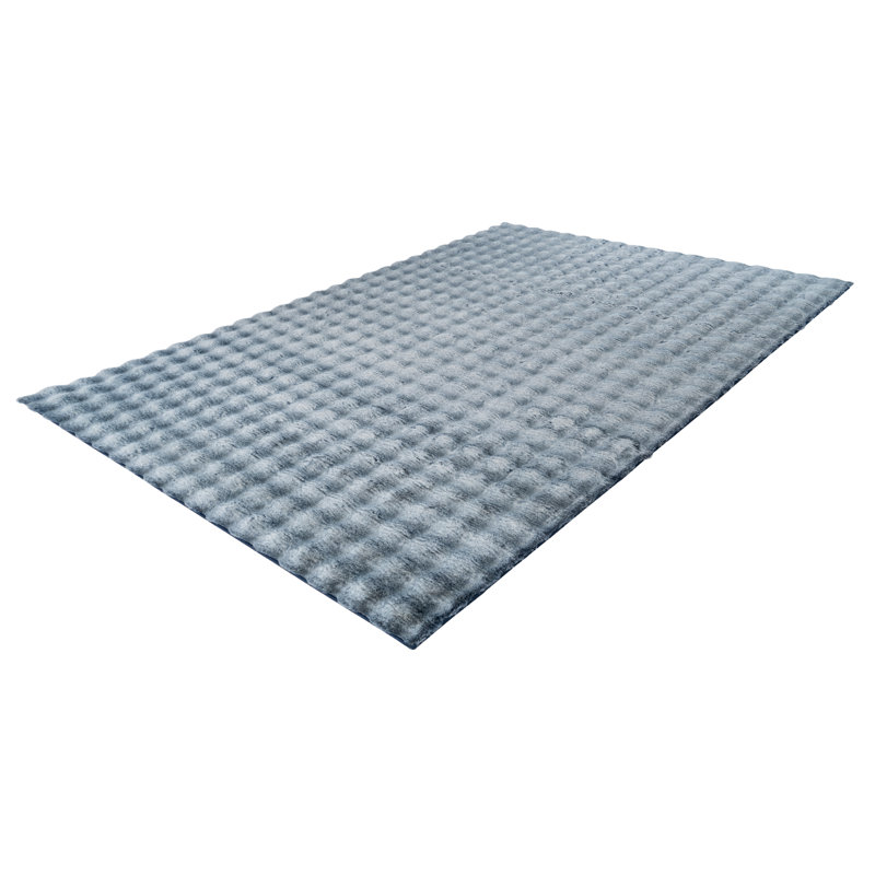 Montaz Hand Tufted Dhurrie Area Rug, Blue, Rectangular 160 x 230cm