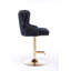 Ensemble de tabourets de bar Velvet, hauteur réglable