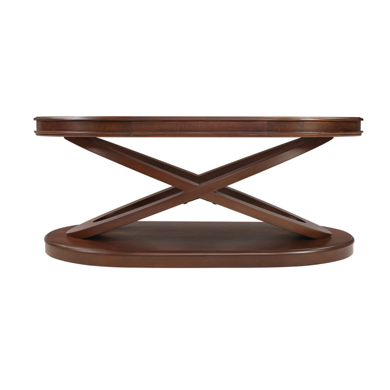 Table basse Orbit Curve, Noyer