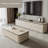 Open TV stand coffee table with large storage-105341172