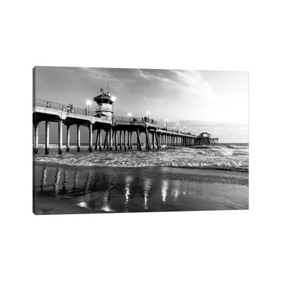 " Black California Series - Huntington Beach Pier II " by Philippe Hugonnard
