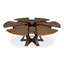 Tower Round Solid Oak Dining Table-1187933850