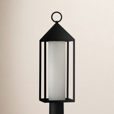 Munich Frosted Aluminum Outdoor Lantern Head