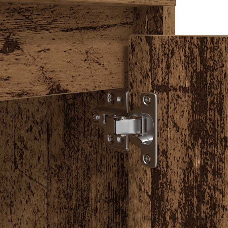 Daphane 38cm W Manufactured Wood Bedside Table, Reclaimed Wood