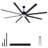 Jawanna Ceiling Fan with Light, 8-Blade Large Ceiling Fan with Remote, 6-Speed Reversible DC Motor, Indoor Outdoor Use, Dimmable 3-Color LED for Living Room, Working Room, Terrace-295924164