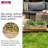 Large Wooden Planter Rustic Scandinavian Redwood Window Box H15 L76 W23 Cm, 24.5 Ltrs Cap.