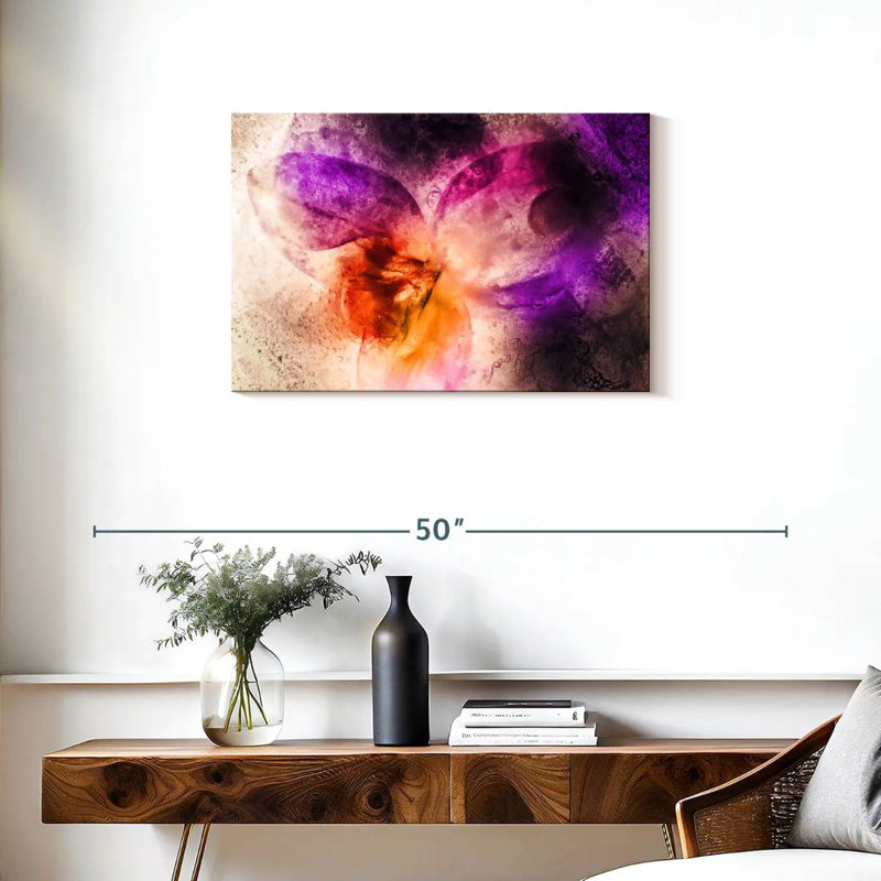 Avery Abstract Floral, 20" H x 30" W