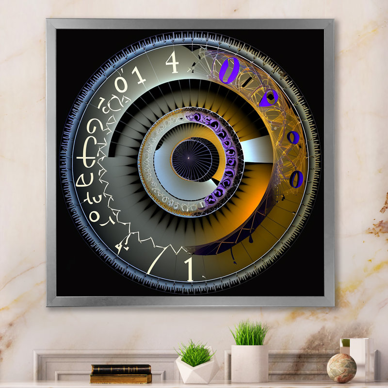"Cosmic Calculations Ancien Cartographie I", reproduction sur toile, Cadre simple argenté, H 36 po x l 36 po